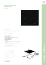 Product informatie PELGRIM kookplaat inbouw inductie IK0064