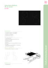 Product informatie PELGRIM kookplaat inbouw inductie IK0084