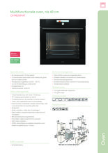 Product informatie PELGRIM oven inbouw OVM826MAT