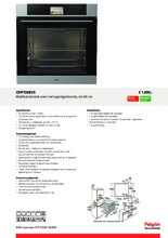 Product informatie PELGRIM oven inbouw OVP726RVS
