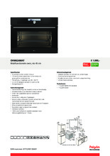 Product informatie PELGRIM oven inbouw matzwart OVM624MAT