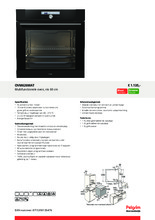 Product informatie PELGRIM oven inbouw matzwart OVM626MAT
