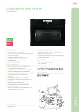 Product informatie PELGRIM oven inbouw matzwart OVM834MAT