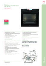 Product informatie PELGRIM oven inbouw matzwart OVM836MAT