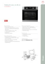 Product informatie PELGRIM oven inbouw rvs OVM436RVS
