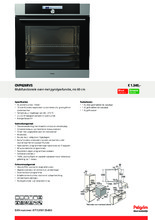 Product informatie PELGRIM oven inbouw rvs OVP626RVS