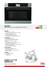 Product informatie PELGRIM oven met magnetron MAC724RVS
