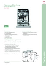 Product informatie PELGRIM vaatwasser inbouw GVW321L