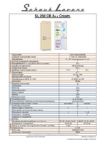 Product informatie SCHAUB LORENZ koelkast creme SL250SC CB A++
