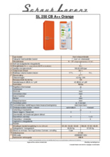 Product informatie SCHAUB LORENZ koelkast oranje SL250O CB A++