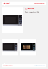 Product informatie SHARP magnetron R242INW
