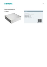 Product informatie SIEMENS CleanAir module LZ58000