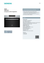 Koor ondergeschikt ticket HB84H501 Siemens combi-magnetron rvs - De Schouw Witgoed