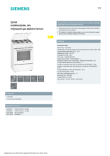 Product informatie SIEMENS fornuis HX9P0AD20N