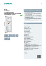 emulsie Certificaat verzending Siemens KS36VVI30 koelkast rvs - De Schouw Witgoed