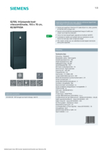 Product informatie SIEMENS koelkast blacksteel KG56FPXDA