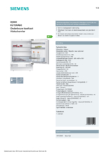 Product informatie SIEMENS koelkast onderbouw KU15RA60