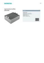 Product informatie SIEMENS koolstoffilter LZ00XXP00