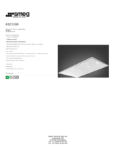 Product informatie SMEG afzuigkap plafond KSC120B