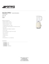 Product informatie SMEG blender crème BLF01CREU