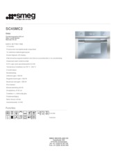 Product informatie SMEG combi-magnetron SC45MC2
