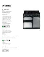 Product informatie SMEG fornuis inductie SY93IBL