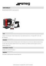 Product informatie SMEG keukenmachine SMF23BLEU