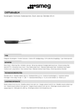 Product informatie SMEG koekenpan mat-zwart CKFF2601BLM