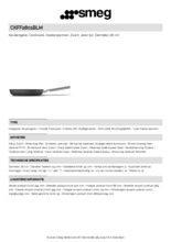 Product informatie SMEG koekenpan mat-zwart CKFF2801BLM