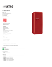 Product informatie SMEG koelkast FAB28RRV1 red velvet