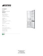 Product informatie SMEG koelkast inbouw C7280FP
