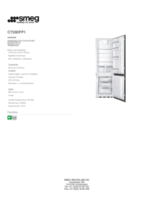 Product informatie SMEG koelkast inbouw C7280FP1