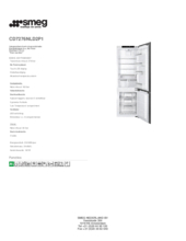Product informatie SMEG koelkast inbouw CD7276NLD2P1