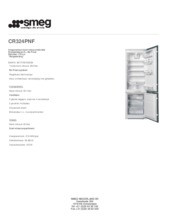 Product informatie SMEG koelkast inbouw CR324PNF
