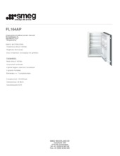 Product informatie SMEG koelkast inbouw FL164AP