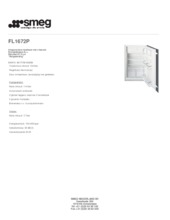 Product informatie SMEG koelkast inbouw FL1672P