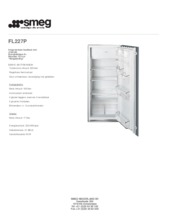 Product informatie SMEG koelkast inbouw FL227P