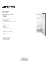 Product informatie SMEG koelkast inbouw FR3102P1