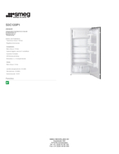 Product informatie SMEG koelkast inbouw S3C120P1
