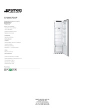 Product informatie SMEG koelkast inbouw S7298CFD2P