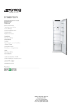 Product informatie SMEG koelkast inbouw S7298CFD2P1