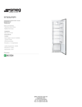 Product informatie SMEG koelkast inbouw S7323LFEP1