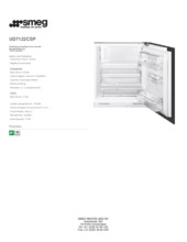 Product informatie SMEG koelkast onderbouw UD7122CSP