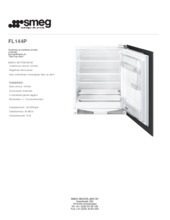 Product informatie SMEG koelkast onderbouw FL144P