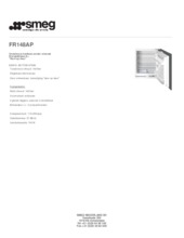 Product informatie SMEG koelkast onderbouw FR148AP