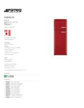 Product informatie SMEG koelkast rood FAB30LR1