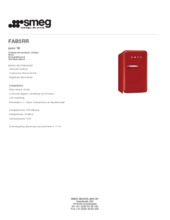 Product informatie SMEG koelkast rood FAB5RR