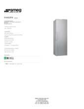 Product informatie SMEG koelkast rvs FA402PX