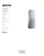 Product informatie SMEG koelkast rvs FC34XPNF1