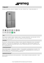 Product informatie SMEG koelkast side-by-side rvs FQ60XDF